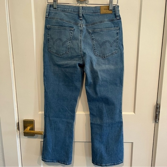 Anthropologie Edwin Cassia Mini Boot Cropped Jeans 28 - Picture 4 of 16